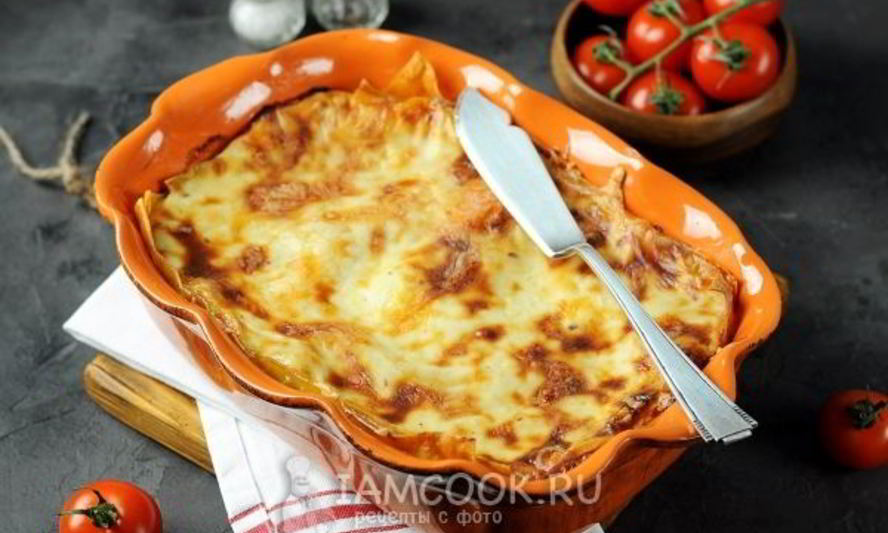 Рецепт лазаний с грибами и сыром