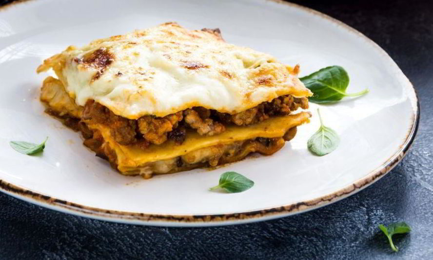 Рецепт лазаний с грибами, овощами и мясом