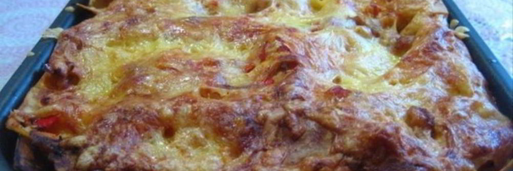 Лазанья с индейкой