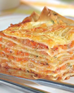 Лазанья с крапивой