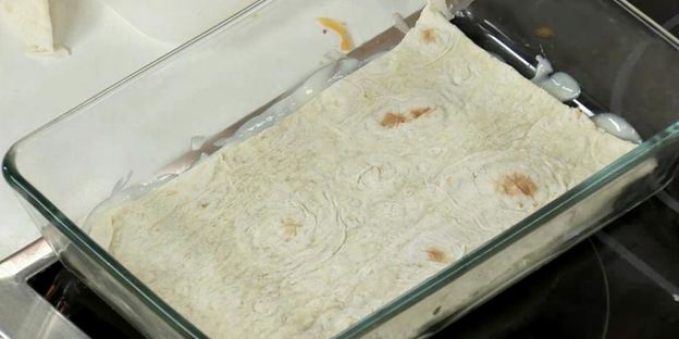 лазанья с лавашом