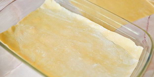 лазанья с мясом и грибами