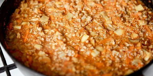 лазанья с мясом и грибами