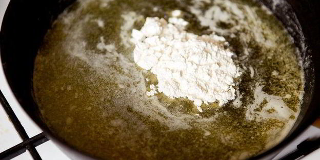 лазанья с мясом и грибами