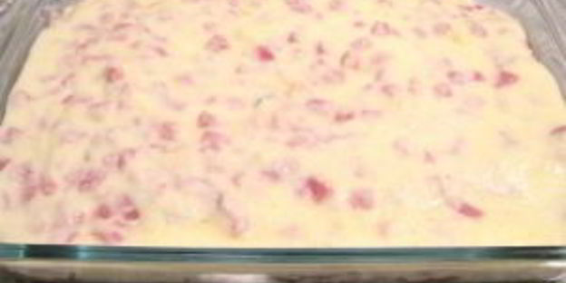 лазанья с помидорами, сыром и ветчиной