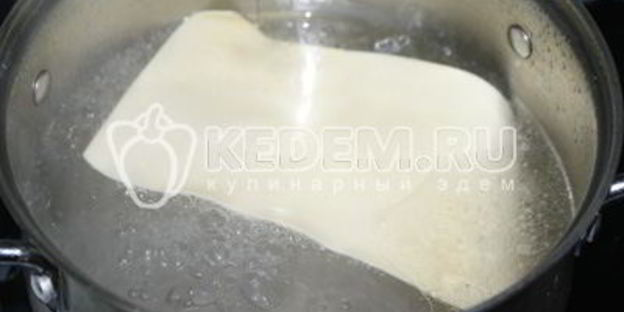 лазанья с рыбой