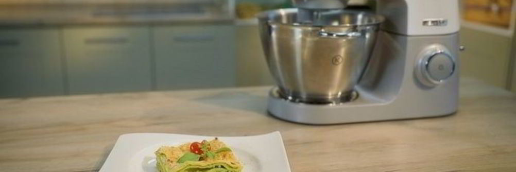 Лазанья с сыром и шпинатом