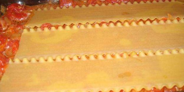 лазанья с сыром