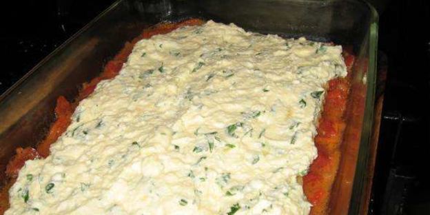 лазанья с сыром