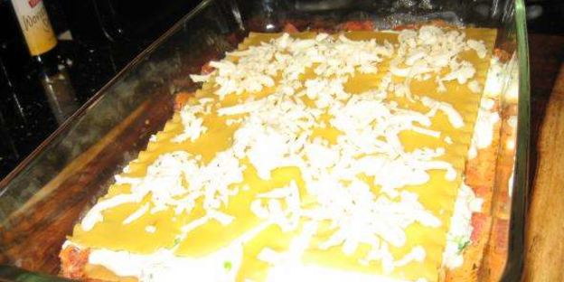 лазанья с сыром