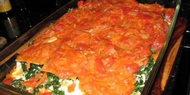 лазанья с сыром