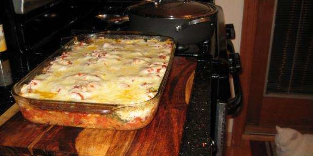 лазанья с сыром