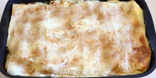 лазанья с творогом