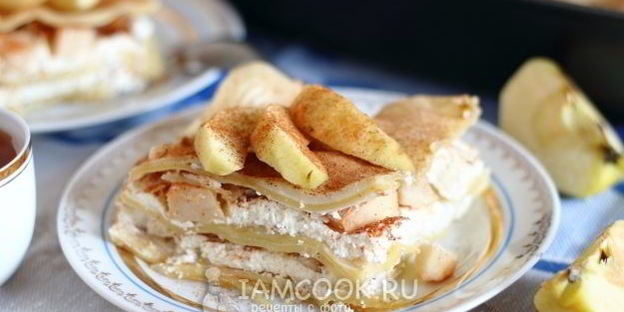 лазанья с творогом