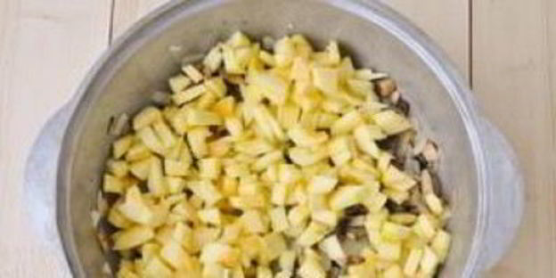 лазанья с ветчиной и сыром