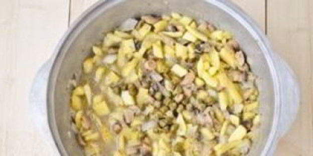 лазанья с ветчиной и сыром