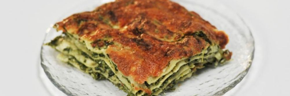 Лазанья со шпинатом