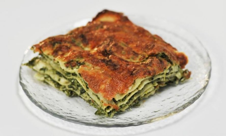 Рецепт лазаний со шпинатом
