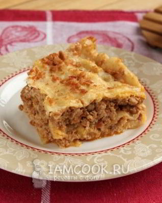 Лазанья в мультиварке