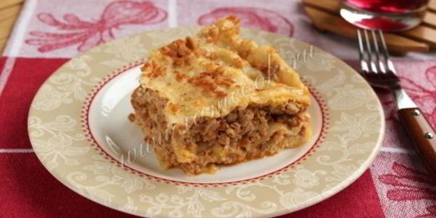 лазанья в мультиварке