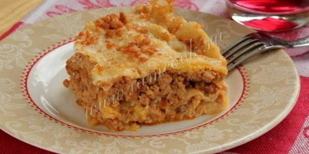 лазанья в мультиварке