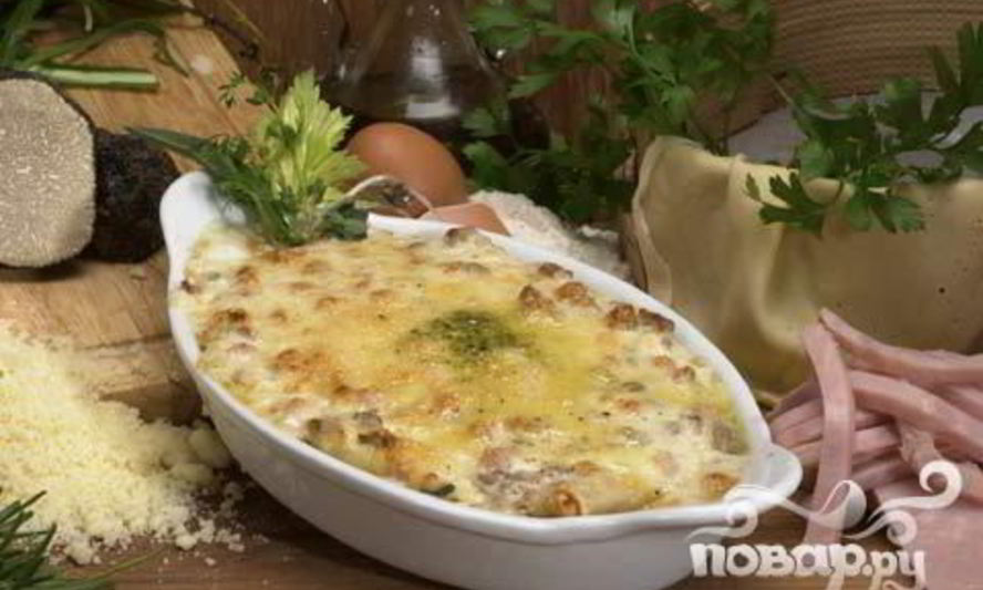 Рецепт лазаний vincisgrassi alla marchigiana