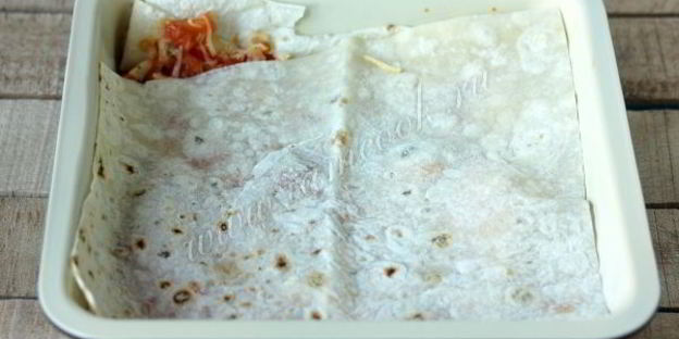 ленивая лазанья с грибами