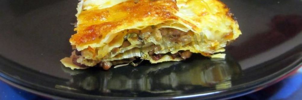 Ленивая лазанья с лавашом