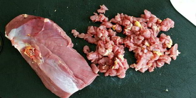 мини-лазанья сердце