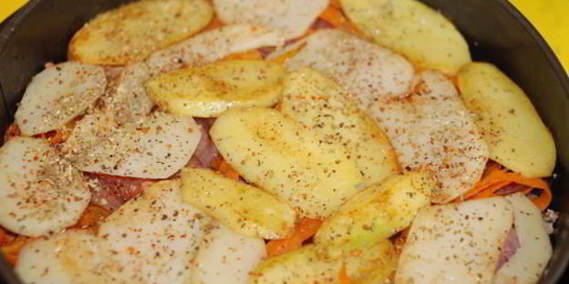 овощная лазанья без теста