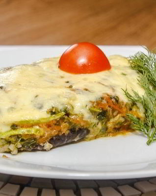 Овощная лазанья