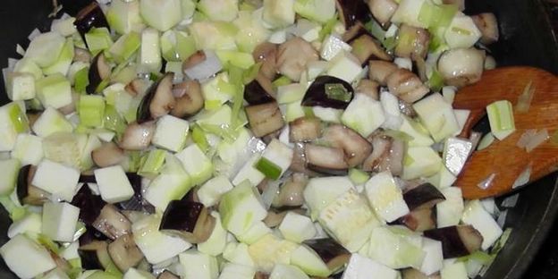 овощная вегетарианская лазанья с кабачками