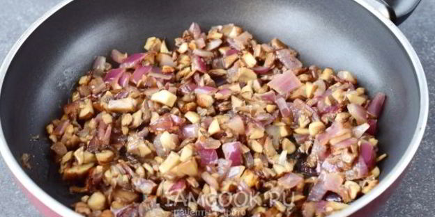 постная лазанья с грибами