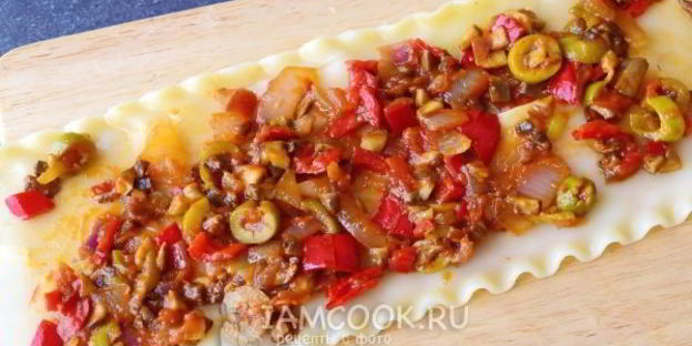 постная лазанья с грибами