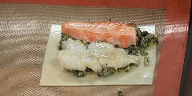 рыбная лазанья