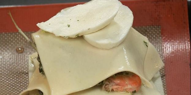 рыбная лазанья