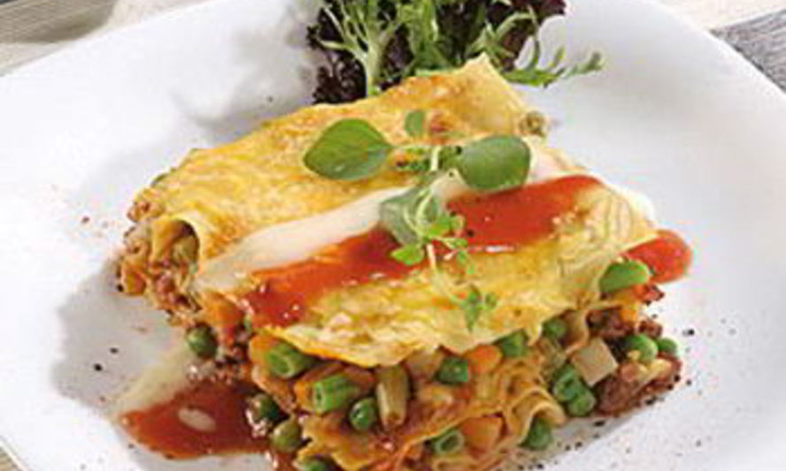 Рецепт весенней лазанья