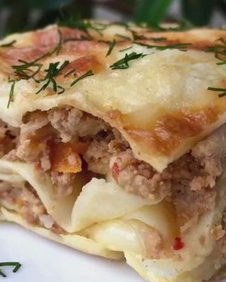 Вкусная домашняя лазанья