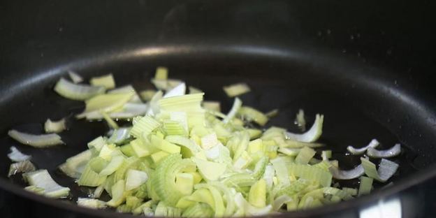 зеленая лазанья с рыбой