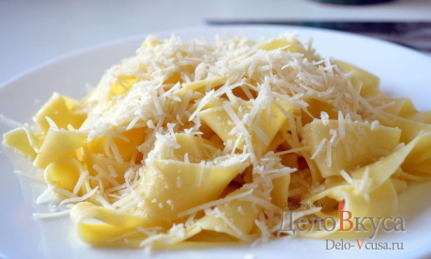 Рецепт белой пасты — итальянских макарон