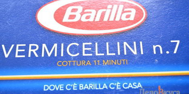 белая паста — итальянские макароны