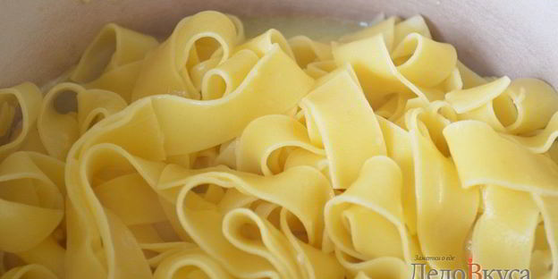 белая паста — итальянские макароны