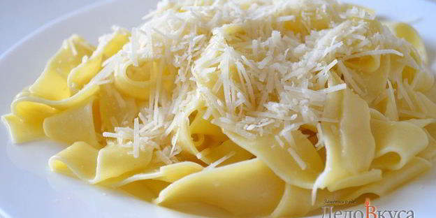 белая паста — итальянские макароны