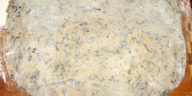 домашняя базиликовая паста с овощами гриль и пармезаном