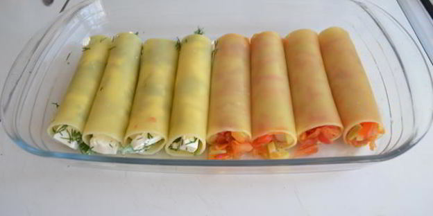 каннеллоне под соусом бешамель