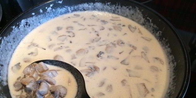 каннеллони с индейкой и грибами