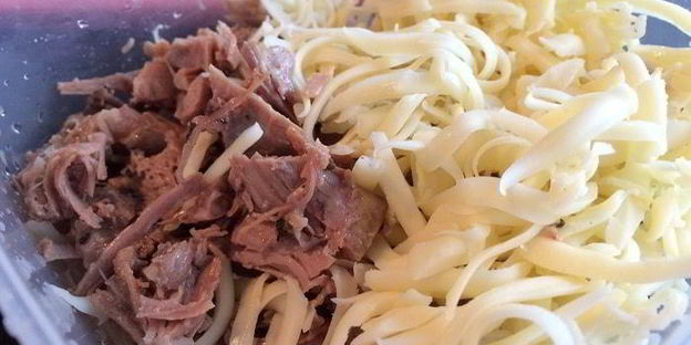 каннеллони с индейкой и грибами