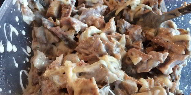 каннеллони с индейкой и грибами