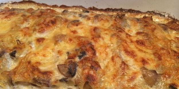 каннеллони с индейкой и грибами