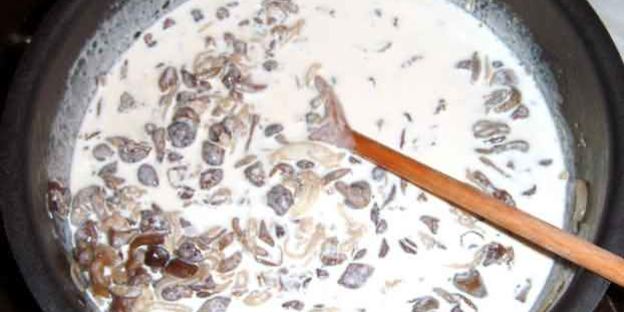 каннеллони с мясом и грибами